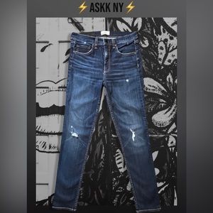 ⚡️ASKK NY⚡️ Mid-Rise Slim Fit Skinny Jeans